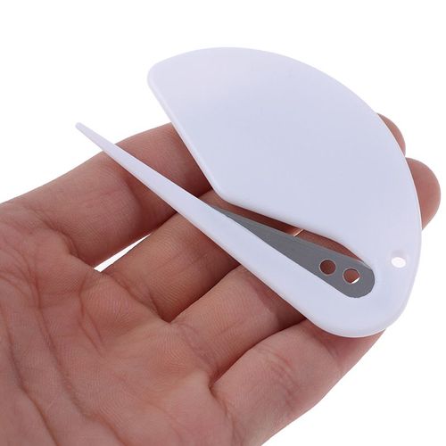Mini Ouvre-Lettres En Plastique, Ouvre-Enveloppe, Papier De Sécurité, Lame De Coupe Protégée, Équipement De Bureau, 2 Pièces/Lot
