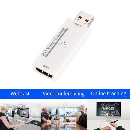 Carte D'acquisition Usb 2.0 4k Pour Jeux Vidéo En Direct, Boîtier Compatible Hdmi, Pour Caméra, Caméscope, Dvd, Ps4