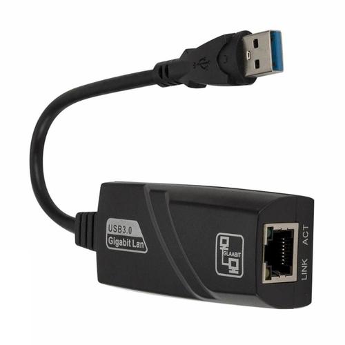 Adaptateur filaire USB 3.0 vers RJ45 LAN Gigabit (10/100/1000) Mbps, carte réseau Ethernet pour PC