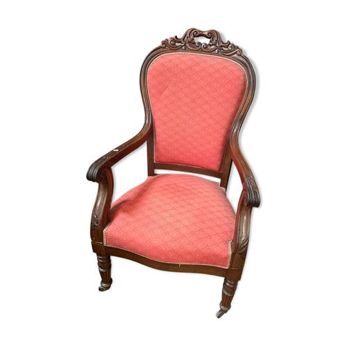 Fauteuil Louis Philippe Rose