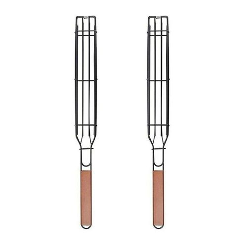 Grill Panier Barbecue Rack Bbq Grill Outil pour poisson rôti Légumes Crevettes