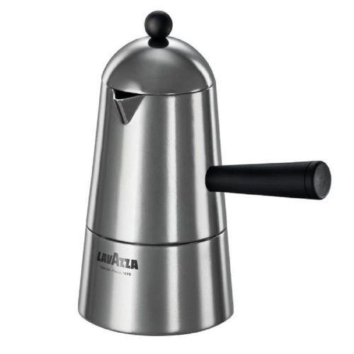 Cafetière Espresso ILSA Carmencita Classic, Aluminium, Poignée et Bouton Noirs, Capacité 20 cl, 3 Tasses