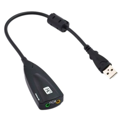 Carte son USB 7.1 pour Microphone et casque, adaptateur 5HV2 vers haut-parleur 3D, carte son externe pour ordinateur portable et PC