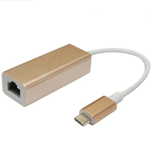 Adaptateur USB3.1 Type C, câble Ethernet USB-C à RJ45, carte réseau, convertisseur, pour Mac Macbook, ordinateur portable
