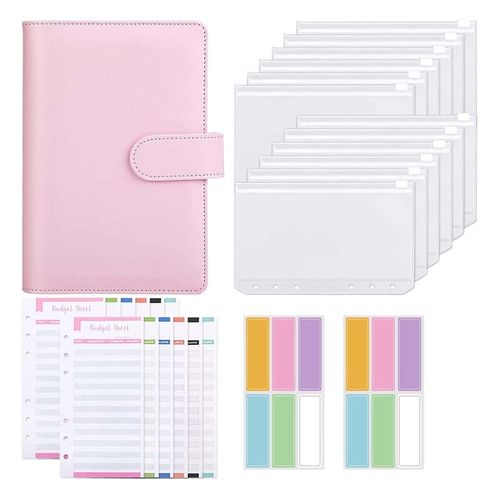 Nouvelles enveloppes de tirelire pour la planification du Budget, classeur de Budget en plastique transparent, organisateur d'argent pour l'argent, classeur de Budget A6 pour économiser de l'argent