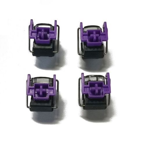 Commutateurs optiques violets pour clavier mécanique de jeu razer hunter sman Elite, 4 pièces