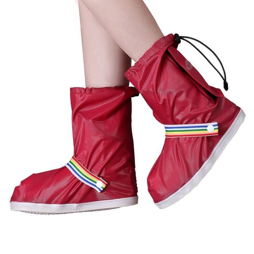 Couvre-Bottes De Protection Pour Hommes Et Femmes,Chaussures Pour Adultes,Moto,Vélo,Cyclisme,Imperméable,Couvre-Bottes De Neige,Nouvel Arrivage,2021 - Type Rouge-L (For 38-39)