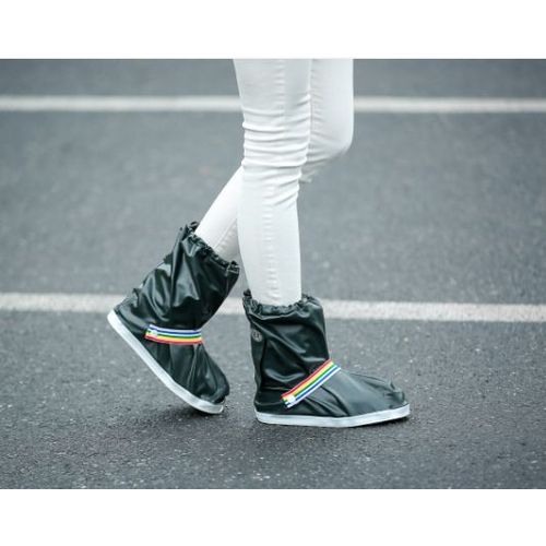 Couvre-Bottes De Protection Pour Hommes Et Femmes,Chaussures Pour Adultes,Moto,Vélo,Cyclisme,Imperméable,Couvre-Bottes De Neige,Nouvel Arrivage,2021 - Type Green Black-L (For 38-39)