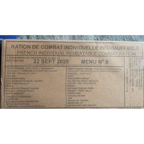 Ration de l'armée française - Cassoulet supérieur au canard