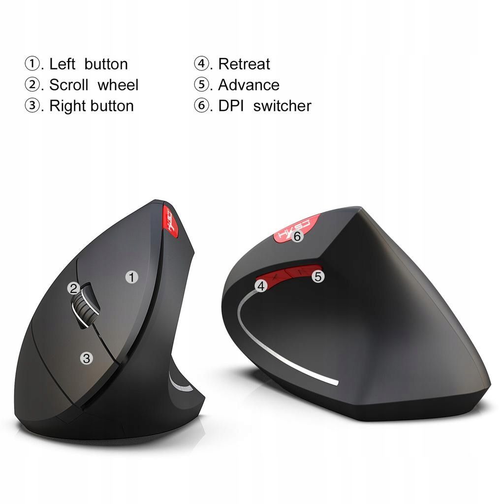 Souris verticale sans fil Bluetooth 3.0,LOG349 - 4
