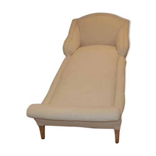 Meridienne Art Deco Beige