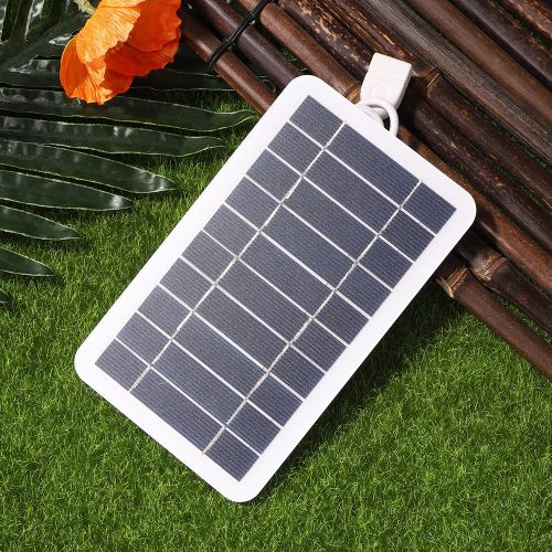 Panneau Solaire En Polysilicium De Classe A, 5v, 2w, 400ma, Sortie Usb, Système Solaire Portable Pour L'extérieur, Pour Voyage, Chargeur De Téléphone Portable