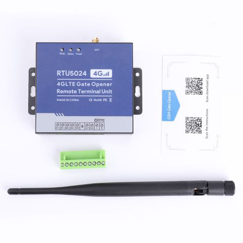 ouvre-porte GSM 4G, commutateur d'accès de porte avec antenne, relais SMS gratuit, contrôleur de sécurité sans fil