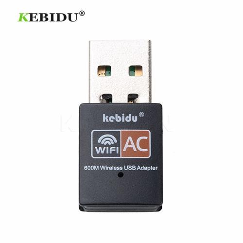 adaptateur double bande wi-fi USB 600Mbps, carte réseau PC 2.4 + 5Ghz, récepteur Ethernet 802.11ac, Lan, en vogue