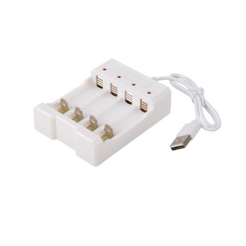 Batterie Rechargeable AA/AAA Nickel Cadmium à 4 fentes, jouet, tambour électronique, cloche de lit, siège de chargement USB, fournitures pour la maison