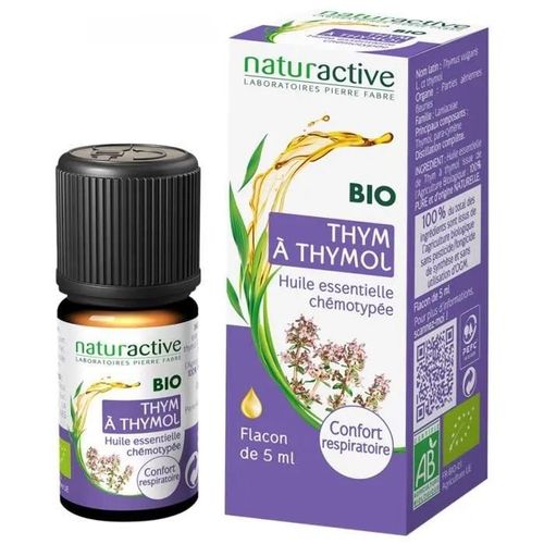 Huiles Essentielles Bio-Naturactive Huile Essentielle Thym A Thymol Bio 5 Ml 