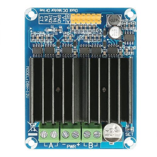 Métal bleu DC 5-15 V 30 A touristes Channel H Bridge Motor Driver Tech jxBoard Contrmatérielle DHB-01A DC Motor Driver Board