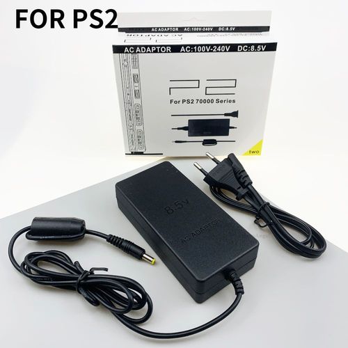 Adaptateur Secteur Pour Sony Playstation 2,Prise Us Et Eu,100   240v,50hz,60hz,Dc 8.5v,Ps2 Slim,Série 70000,1pc