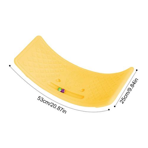 Planche D'équilibre De Torsion Pour Les Jambes Abdominales,Oscillant,Maison,Jeu En Plein Air,Après Avoir Quitté Le Travail,Fitness,Décompression,Équilibre De Tension - Type Yellow