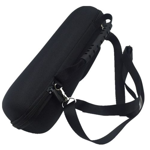 Étui de protection de voyage pour haut-parleur Bluetooth, sacoche pour chargeur 3, espace supplémentaire, prise et câbles, ceinture, noir