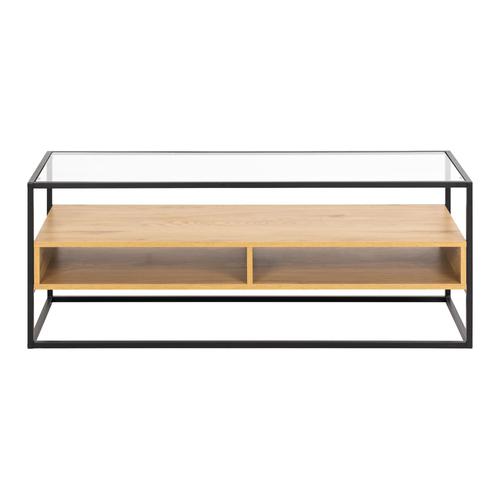 Meuble Tv Style Contemporain 120 Cm Bois / Noir