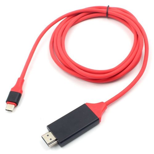 Câble adaptateur USB 3.1 Type C USB-C vers HDMI 4K HDTV, pour Samsung Galaxy S8 Macbook