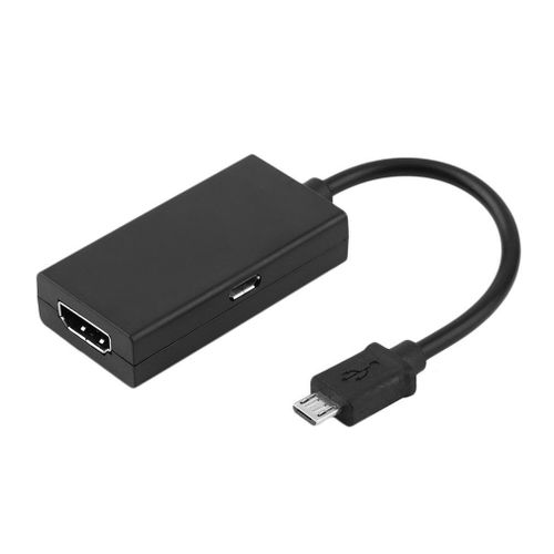 Adaptateur Micro USB 2.0 MHL vers HDMI, câble compatible HD 1080P, pour Android, Samsung, HTC, LG, convertisseur Mini Micro USB