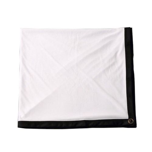 Écran de Projection pliable Portable en Polyester de 100 pouces, rideau souple Simple pour film en plein air