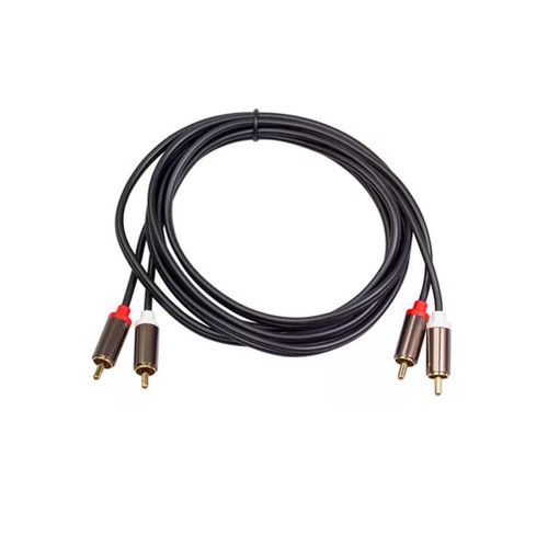 Câble Audio RCA vers 2 RCA mâle vers mâle plaqué or, 2m 3m 1m, pour Home cinéma, DVD, TV, amplificateur, boîte de son CD