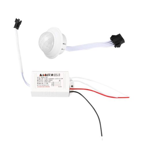 Capteur de mouvement PIR, interrupteur marche/arrêt IR, capteur d'induction de corps humain infrarouge, Module de détection de la lumière 50HZ, Mini placard 220V Ccc
