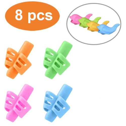 Porte-Stylos En Silicone Pour Enfants, 13 Pièces/Lot, Outil D'apprentissage Pour Bébé, Outil D'écriture, Correcteur, Stylo, Poignée, Aide À L'écriture, Papeterie