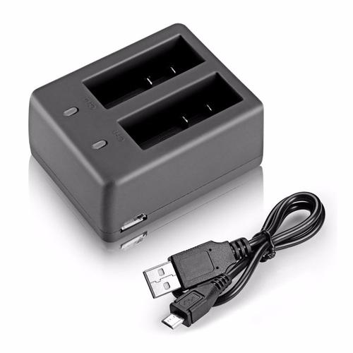 Batterie pour appareil photo SJCAM, accessoires, double chargeur pour SJ4000 SJ4000 Wifi SJ4000 + SJ5000 WiFi SJ5000 + Plus M10 avec câble USB