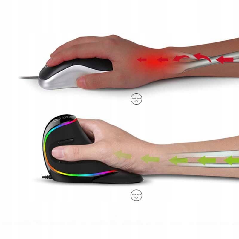 Souris verticale colore Souris filaire M618 PLUS,LOG1788 - 3