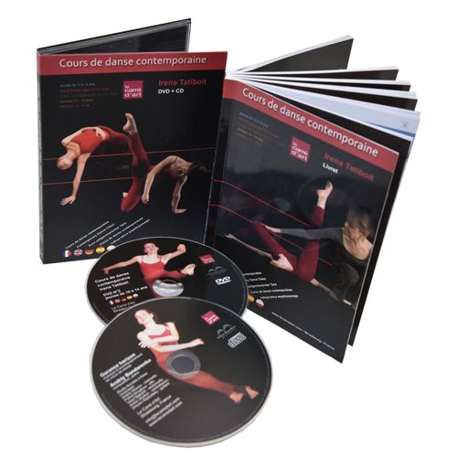 Coffret Dvd+Cd+Livre-Cours De Danse Contemporaine Irena Tatiboit, Jeunes 10-14 Ans