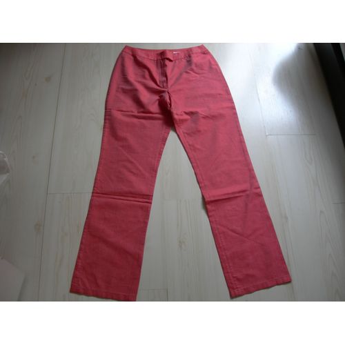 Pantalon Cyrillus Rouge Chiné