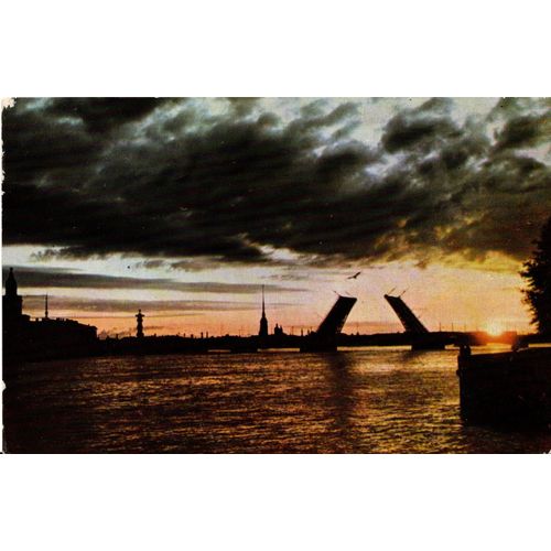 Carte Postale Levée Des Ponts De Saint-Pétersbourg