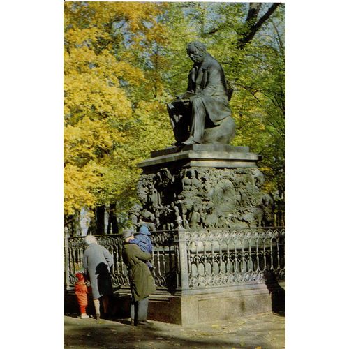 Carte Postale Pomnik Iwana Kry¿Owa Saint-Petersbourg