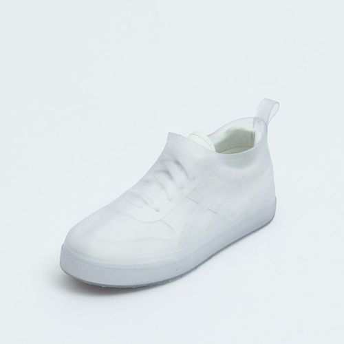 Bottes De Pluie À Enfiler Imperméables Pour Enfants,Chaussures En Caoutchouc Pour Hommes,Couvertures Pour Dames,Injection Familiale,Haute Qualité - Type White-43-44
