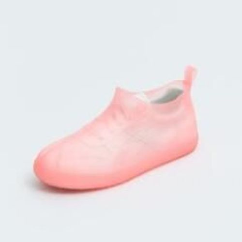 Bottes De Pluie À Enfiler Imperméables Pour Enfants,Chaussures En Caoutchouc Pour Hommes,Couvertures Pour Dames,Injection Familiale,Haute Qualité - Type Pink-35-36