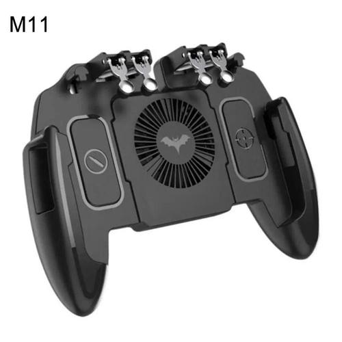 M11 - Manette De Jeu 6 Doigts Pour Téléphone Pubg, Ventilateur De Refroidissement, Contrôleur De Jeu, Déclencheur De Tir, Accessoires De Jeux