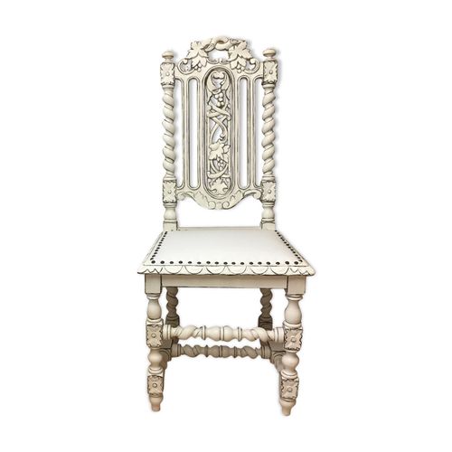 Chaise Henri Ii Revisite Blanc