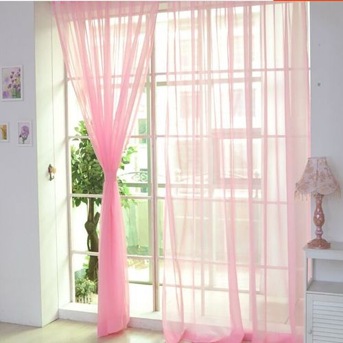 Rideaux De Fenêtre Transparents En Tulle Multicolore, 1 Pièces, Pour Salon, Chambre À Coucher, Rideaux Modernes En Organza, Stores En Tissu