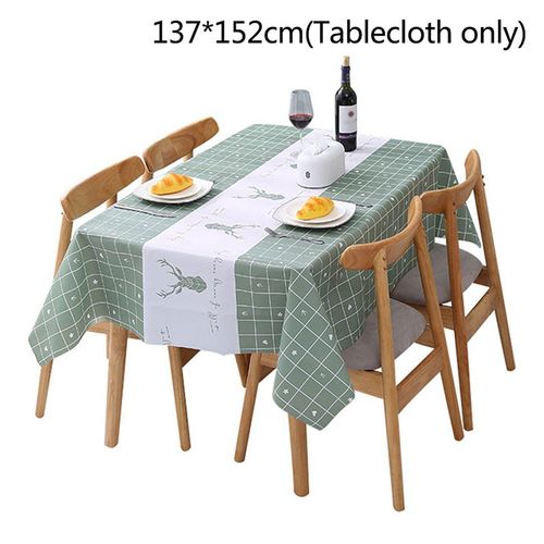 Nappe Jetable Imperméable Sans Huile, Wapiti De Noël, Tapis De Table De Maison, Hôtel, Tissu Anti-Poussière, Nappe De Table Basse S/M