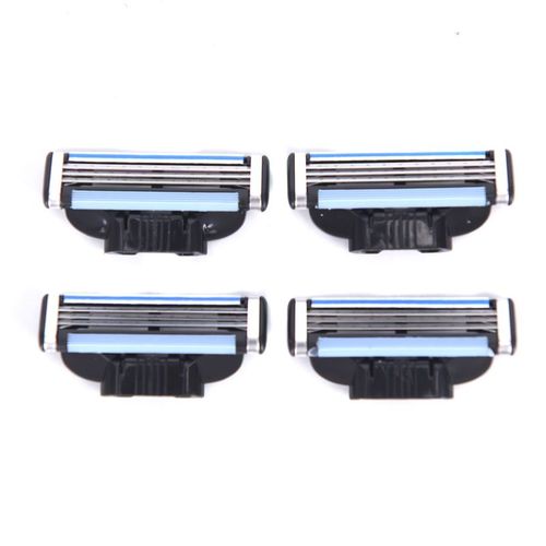 Lames De Rasoir Manuel À Trois Couches, 4 Pièces, 3 Cartouches, Pour Hommes Et Femmes, Épilateur Multicolore