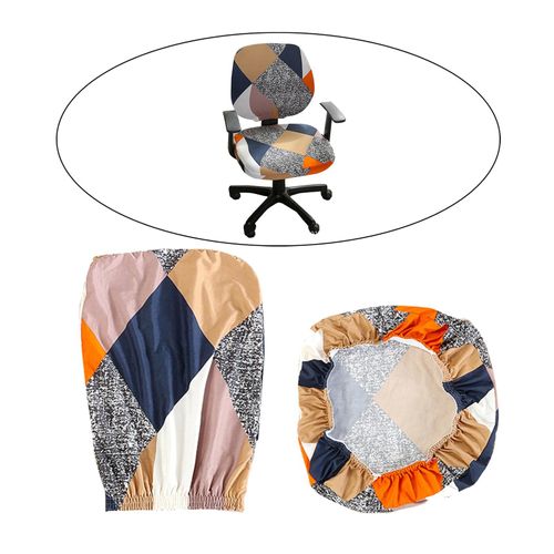 Housse Extensible Pour Fauteuil D'ordinateur, Fauteuil De Bureau Pivotant