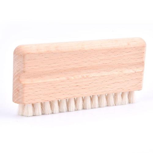 Brosse de nettoyage antistatique pour disque vinyle, accessoire pour disque  vinyle, en poils de chèvre, manche