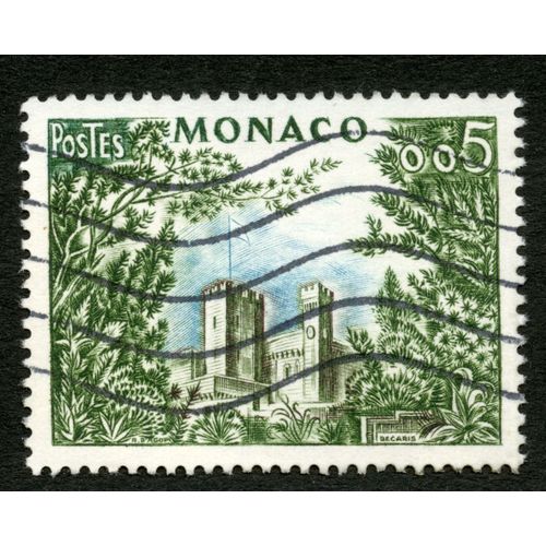 Timbre Oblitéré Monaco,Postes,Decaris,0,05