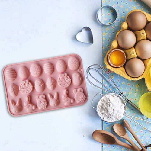 Moule De Cuisson En Silicone, Oeufs De Lapin De Pâques, Plateau À Pudding, Outils De Décoration De Gâteaux, Outils De Pâtisserie, Fournitures Pour La Cuisine