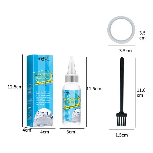Nettoyant pour chaussures blanches, 100ml, Gel de vernis, pour chaussures, baskets, ensemble de dissolvant de saleté, avec brosse, outil de lavage