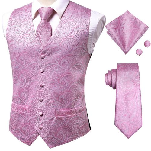Hi-Aught-Jacquard Glaaught Hanky Lèvent De Manchette Pour Homme,Gilet Pour Homme,Veste Xl,Noir,Or,Bleu Marine,Gris,Rouge,Bordeaux